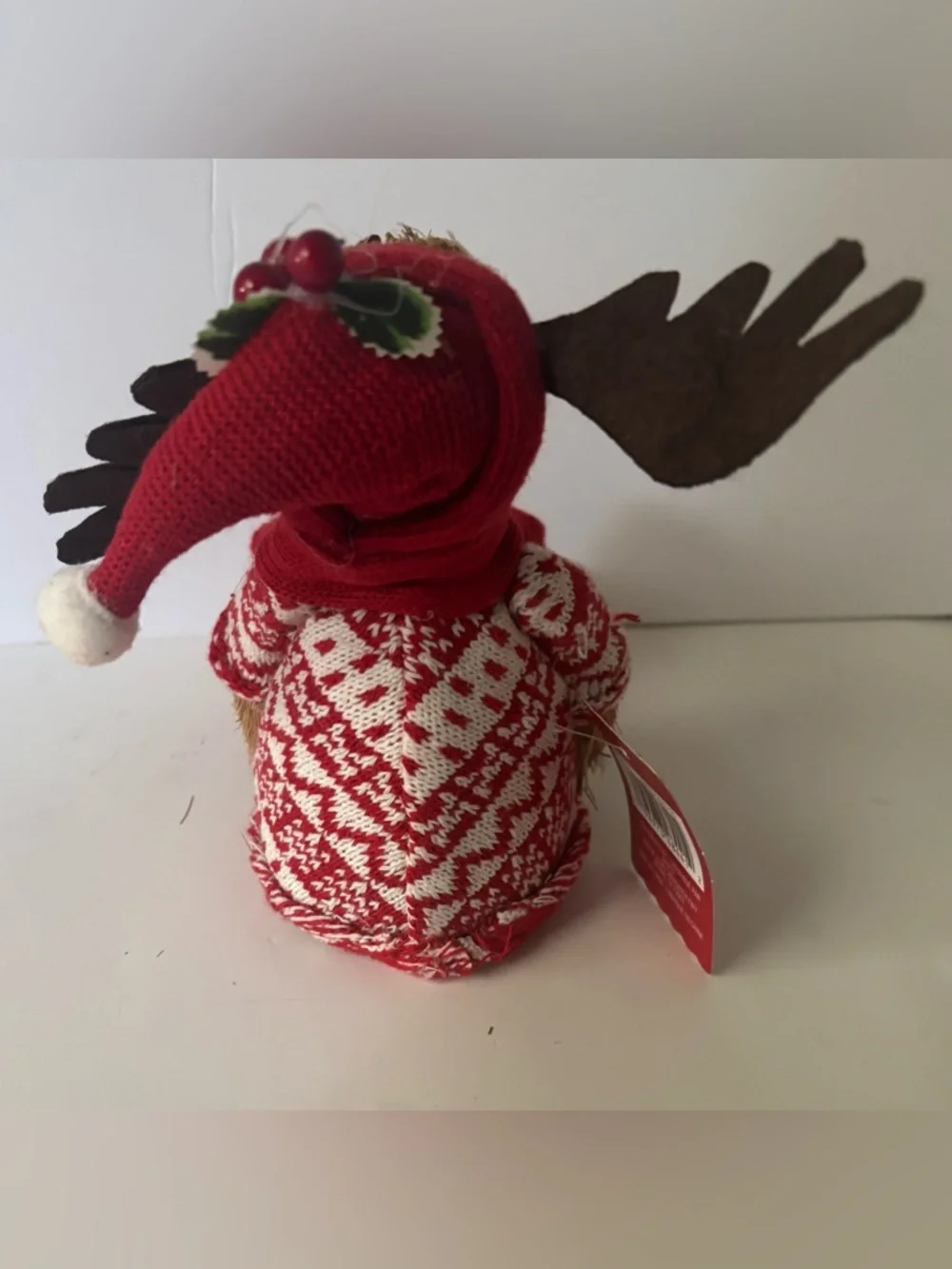naturally decorative Christmas animal NEW NWT holiday moose in sweater